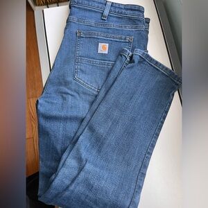 Carhartt women’s jeans straight leg mid rise